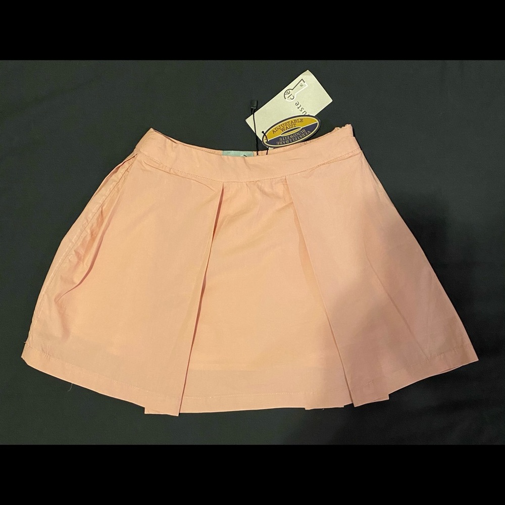 NWT $59 Juste Cle 104 4 4T Blush Pink Pleated Skirt Full Circle Girl Cotton